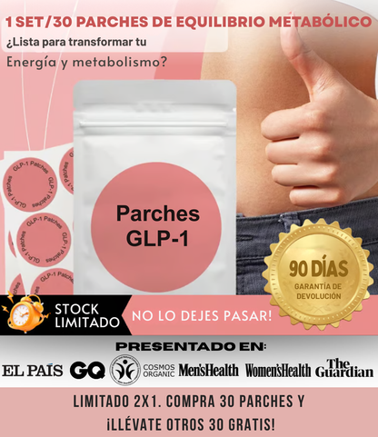 Velora® Parches GLP-1 / OFERTA 2x1 / 30+30 DIAS